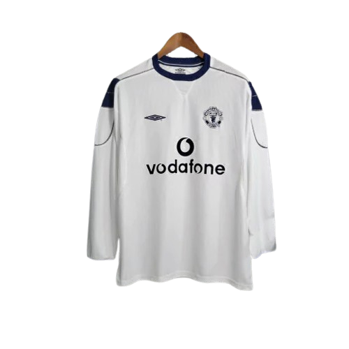 Camisa Manga Longa Retrô Torcedor Masculina Manchester United II 1999