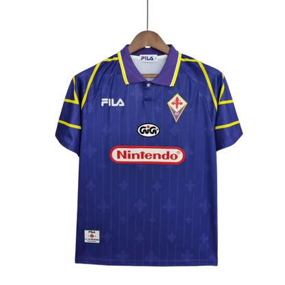 Camisa Retrô Fiorentina I Fila 1997/98 Masculino Roxo