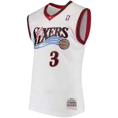Regata Cl��ssica mitchell E Ness Philadelphia 76ers Swingman-Branco