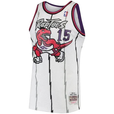 Regata cl��ssica mitchell E Ness Toronto Raptors Swingman- Branco