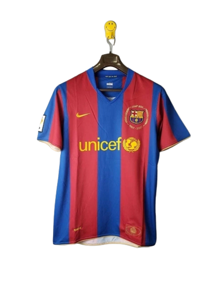 Camisa Retrô Torcedor Masculina Barcelona 2006