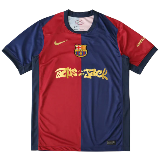 Camisa Barcelona Home x Travis Scott 24/25 - Torcedor Masculina