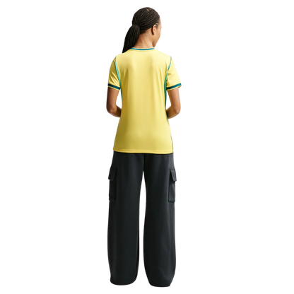 Camisa Brasil I 2026/27 Feminina - Amarela