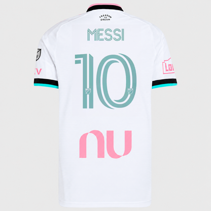 Camisa Inter Miami Third 26/27 Jogador Masculina MESSI 10 Com Patrocinios - Branca