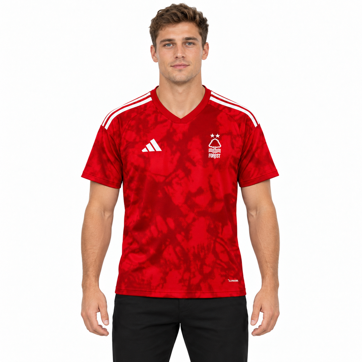 Camisa Nottingham Forest Home 26/27 Torcedor Masculina - Frente