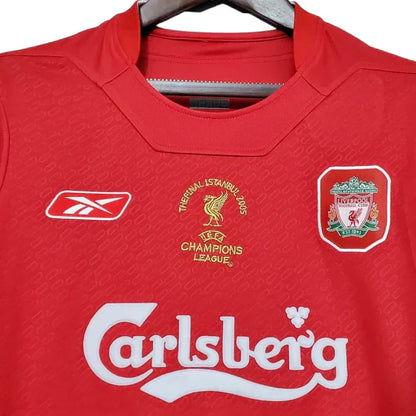 Camisa Retrô Torcedor Masculina Liverpool 2005