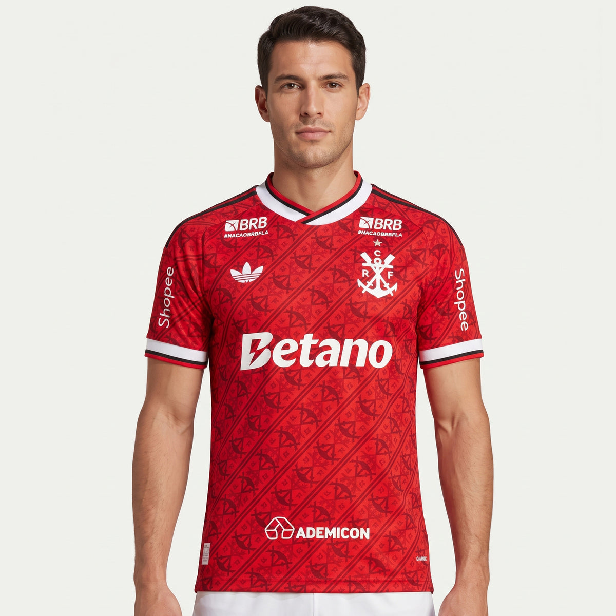 Camisa Flamengo Third 2026/27 Jogador Masculina - Vermelha Com Patrocinios