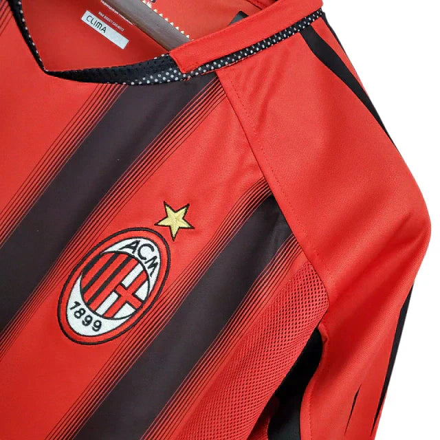 Camisa Retrô Torcedor Masculina Milan 2004