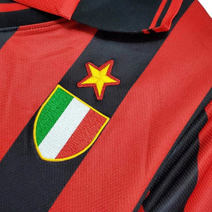 Camisa Retrô Torcedor Masculina Milan 1996