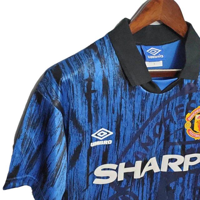 Camisa Manchester United Retrô 1992/1993 Azul