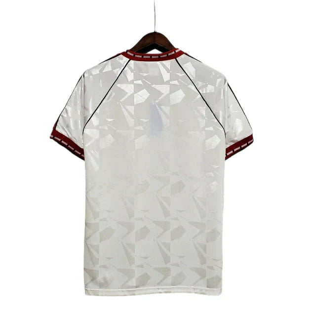 Camisa Manchester United Retrô 1991 Branca