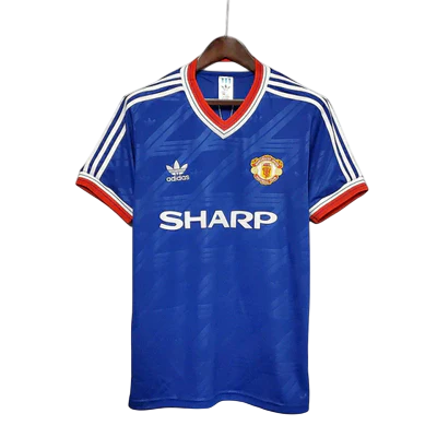 Camisa Manchester United Retrô 1986/1988 Azul