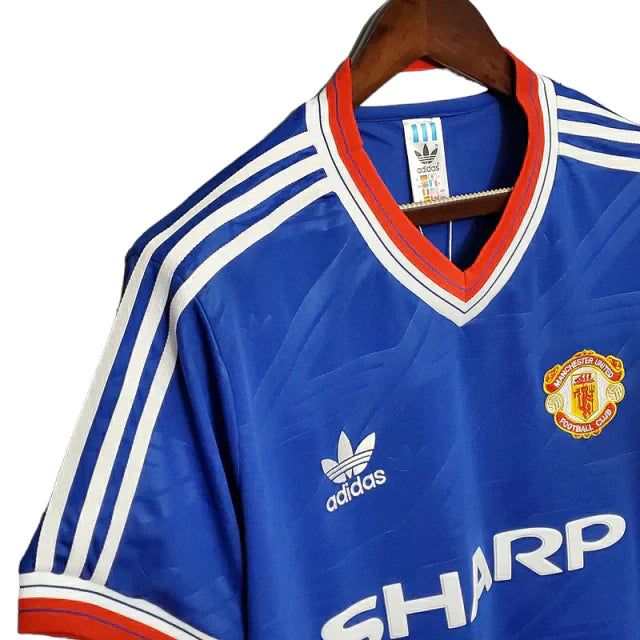 Camisa Retrô Torcedor Masculina Manchester United 1986