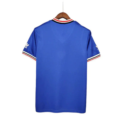 Camisa Manchester United Retrô 1985/1986 Azul