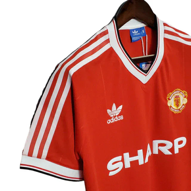 Camisa Retrô Torcedor Masculina Manchester United 1983
