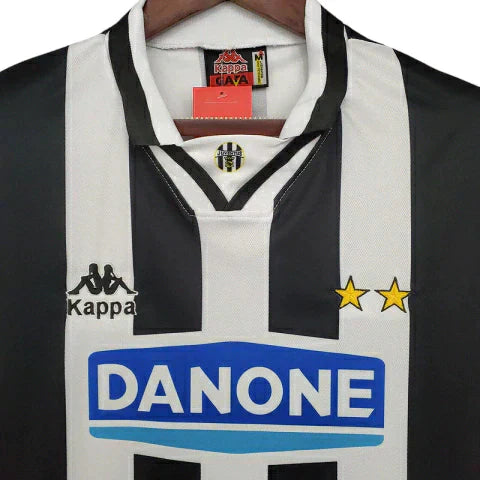 Camisa Juventus Retrô 1994/1995 Preta e Branca