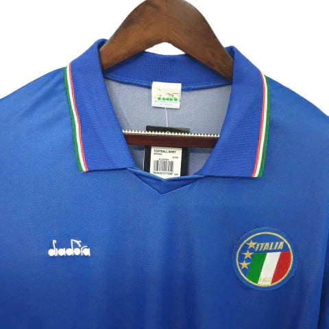 Camisa Retrô Torcedor Masculina Itália 1990