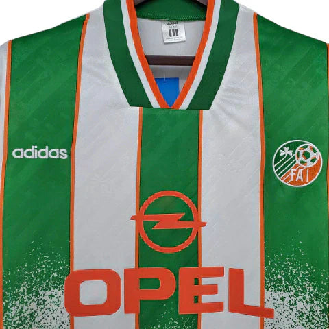 Camisa Irlanda Retrô 1994 Branca e Verde