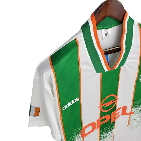 Camisa Irlanda Retrô 1994 Branca e Verde