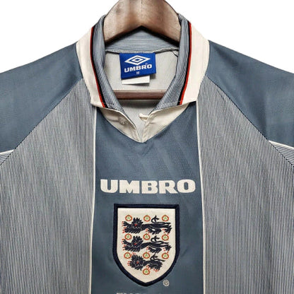 Camisa Retrô Torcedor Masculina Inglaterra 1996