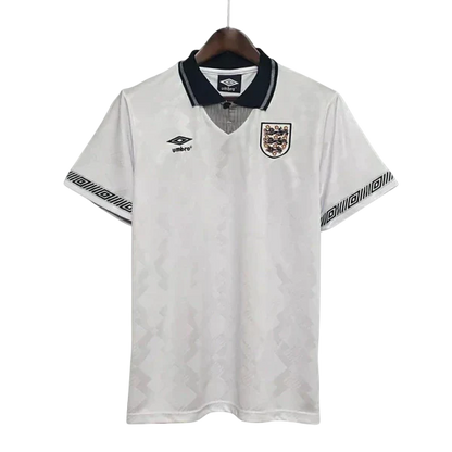 Camisa Retrô Torcedor Masculina Inglaterra 1990