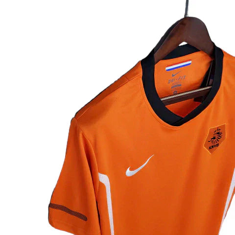 Camisa Retrô Torcedor Masculina Holanda 2010