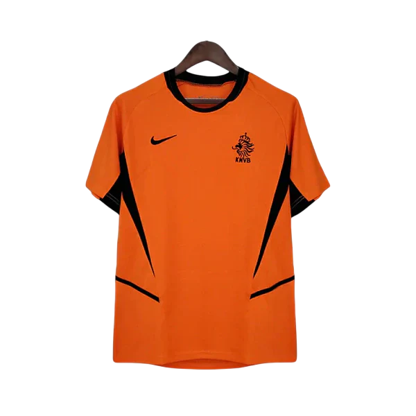 Camisa Retrô Torcedor Masculina Holanda 2002