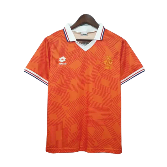 Camisa Holanda Retrô 1991 Laranja - Lotto