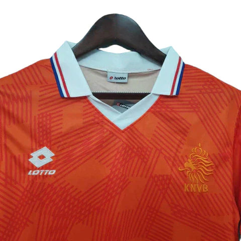 Camisa Retrô Torcedor Masculina Holanda 1991
