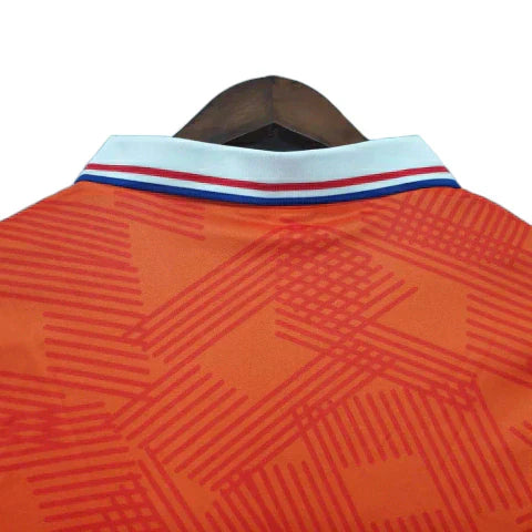 Camisa Retrô Torcedor Masculina Holanda 1991