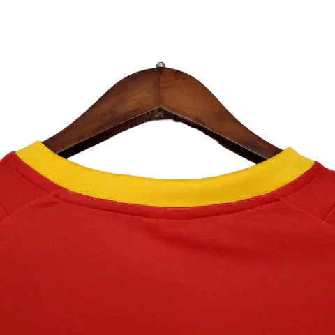 Camisa Retrô Torcedor Masculina Espanha 2002
