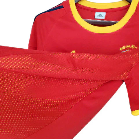 Camisa Retrô Torcedor Masculina Espanha 2002