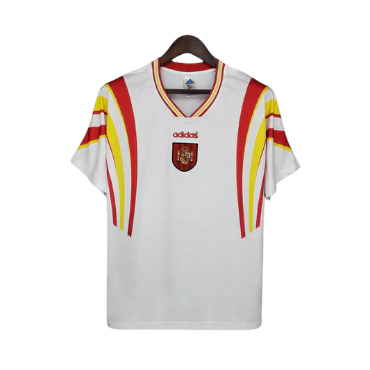 Camisa Retrô Torcedor Masculina Espanha 1996