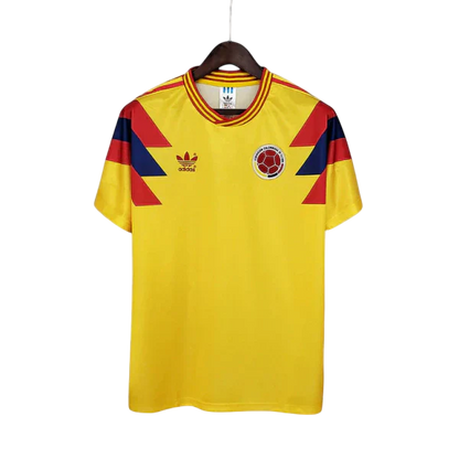 Camisa Retrô Torcedor Masculina Colômbia 1990