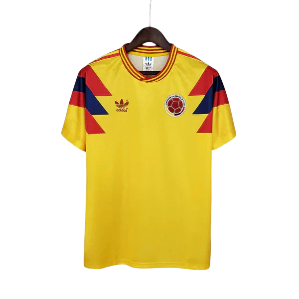 Camisa Colômbia Retrô 1990 Amarela
