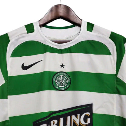 Camisa Celtic Retrô 2005/2006 Verde e Branca