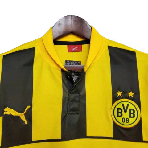 Camisa Borussia Dortmund Retrô 12/13 - Amarela e Preta