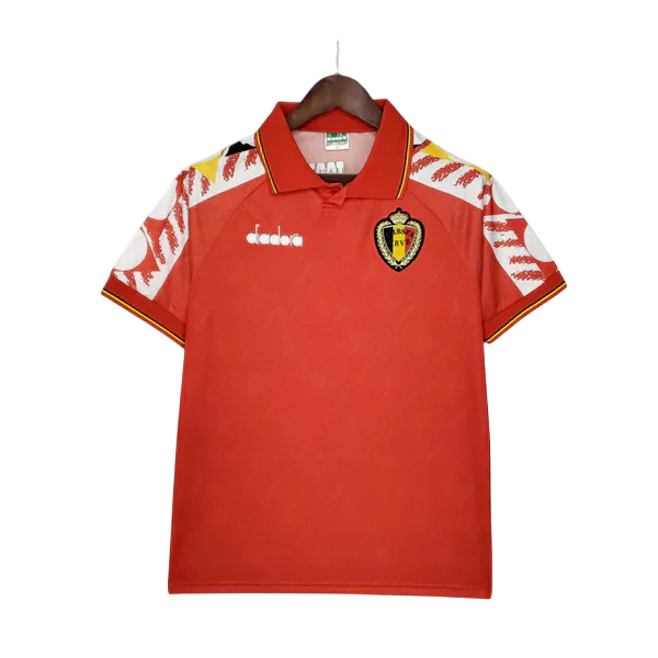 Camisa Retrô Torcedor Masculina Bélgica 2004