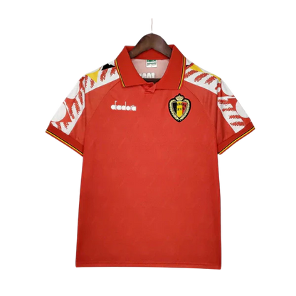 Camisa Retrô Torcedor Masculina Bélgica 2004