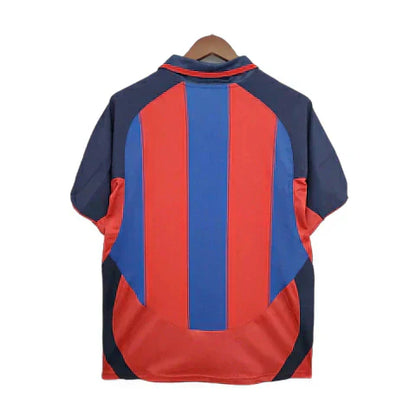 Camisa Retrô Torcedor Masculina Barcelona 2003