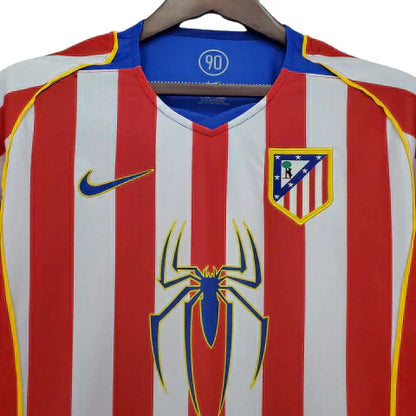 Camisa Atlético de Madrid Retrô 2004/2005 Vermelha e Branca