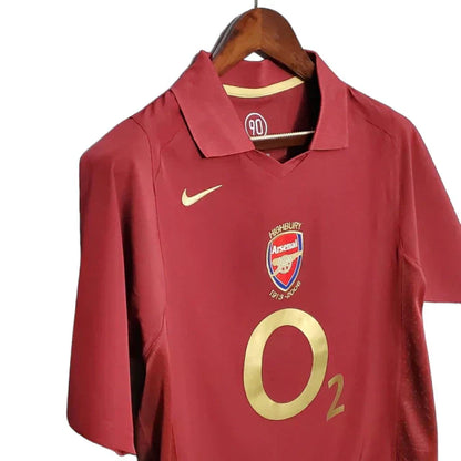 Camisa Retrô Torcedor Masculina Arsenal 2005
