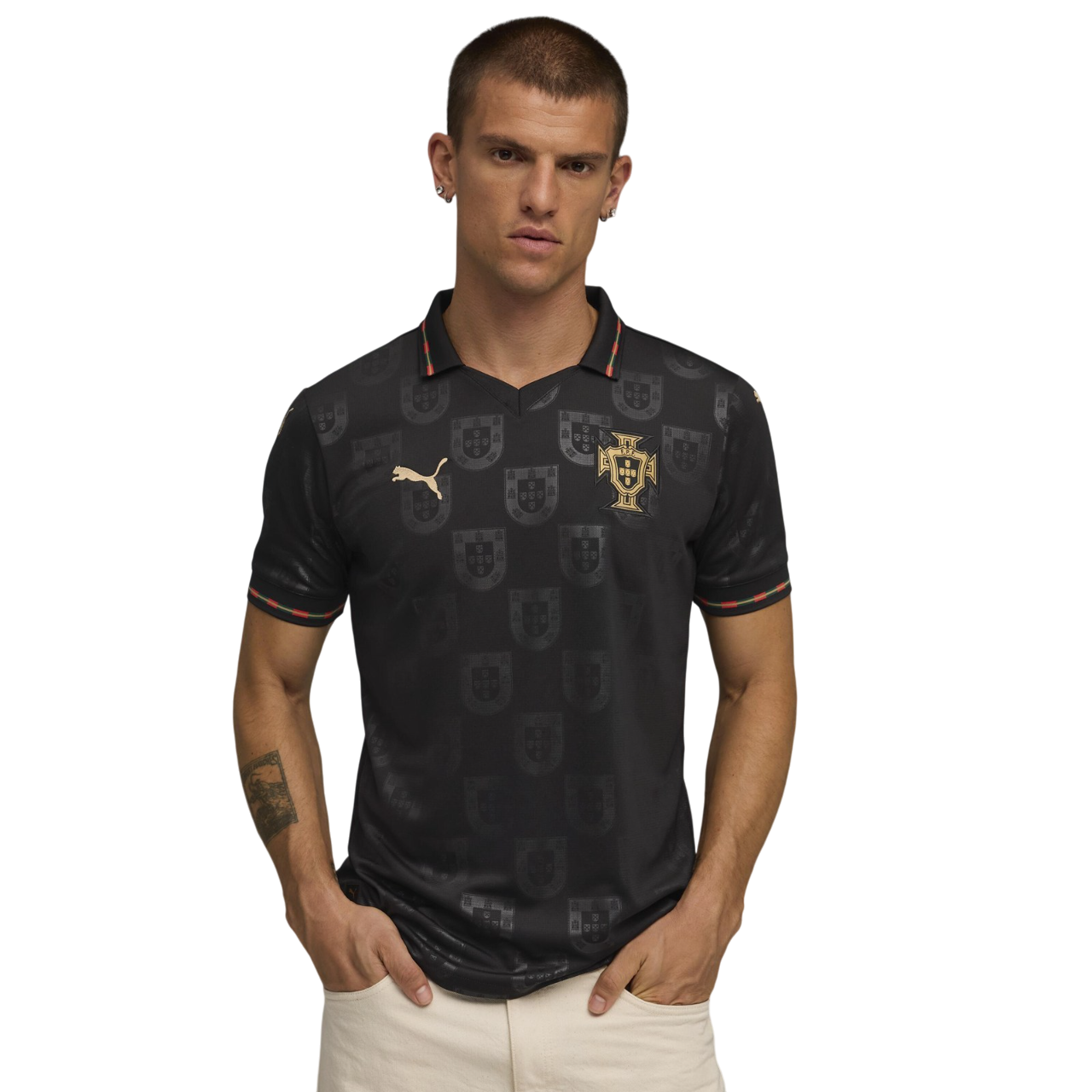 Camisa Edição Especial Pantera Negra Masculina Portugal 2025/2026