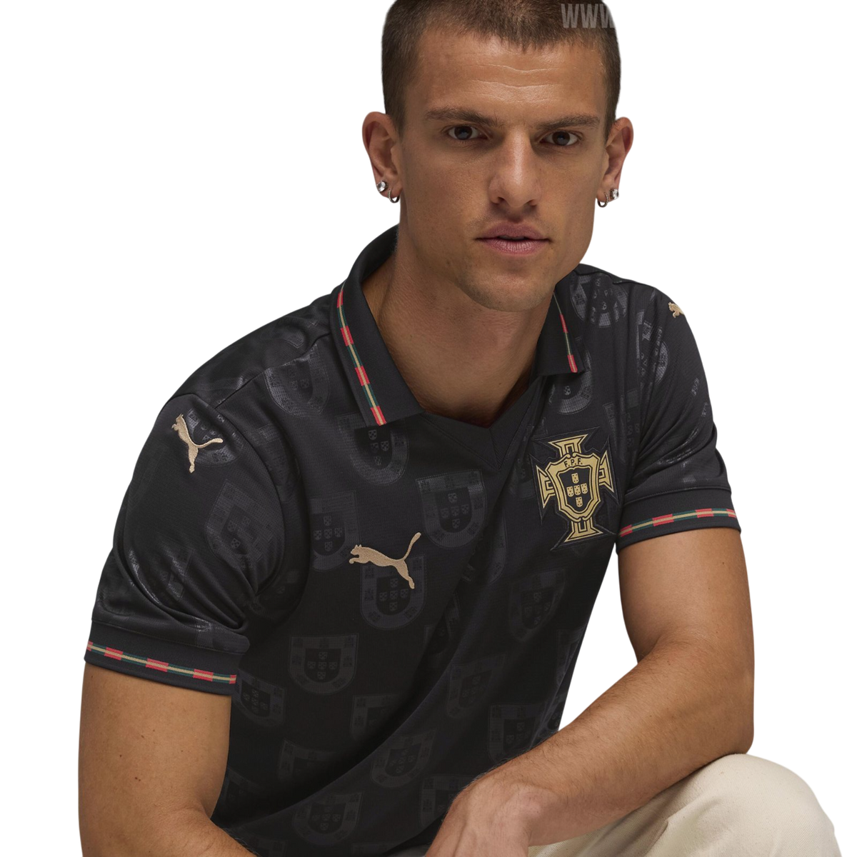 Camisa Edição Especial Pantera Negra Masculina Portugal 2025/2026
