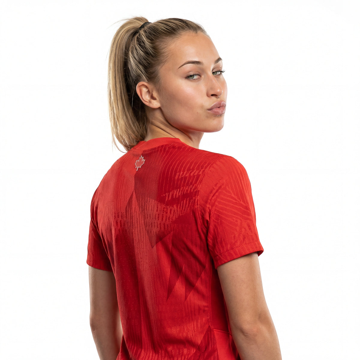 Camisa Jogador Feminina Canadá I 2026 Copa do Mundo