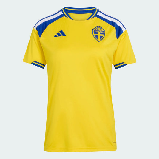 Camisa Torcedor Feminina Suécia I 2026 Copa do Mundo