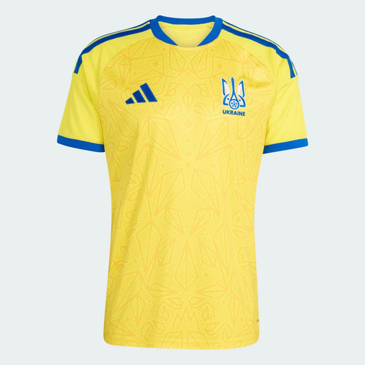 Camisa Torcedor Masculina Ucrânia I 2026 Copa do Mundo