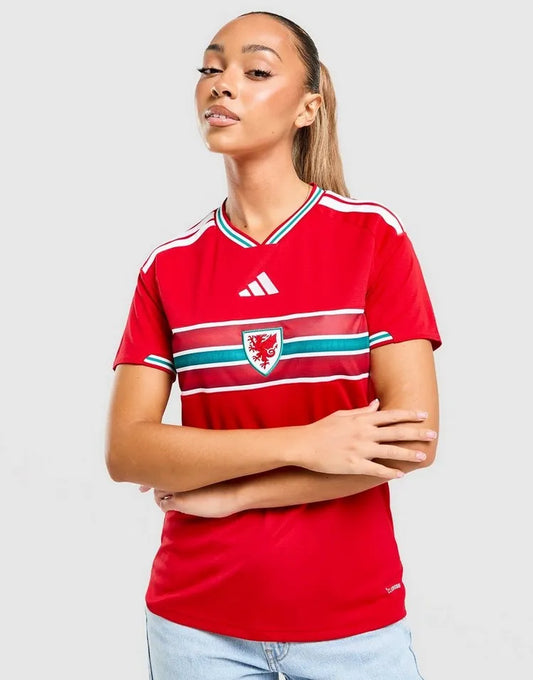 Camisa Torcedor Feminina País de Gales I 2026 Copa do Mundo